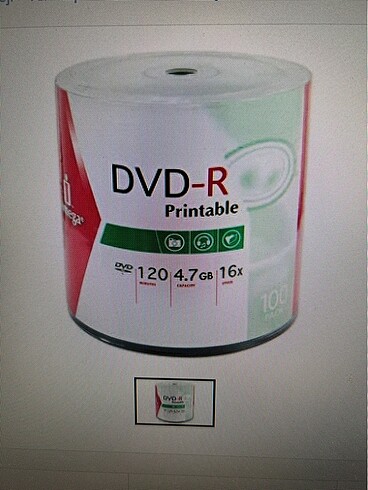 DVD boş sıfır kutu