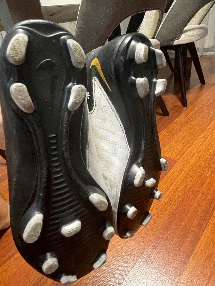 Nike Beyaz Gri Erkek Futbol Ayakkabısı - Görsel 5