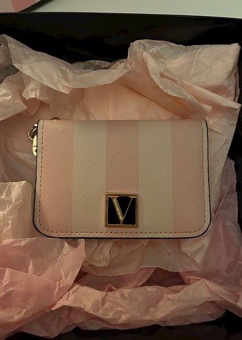 Victoria's Secret Pembe Deri Kadın Cüzdan