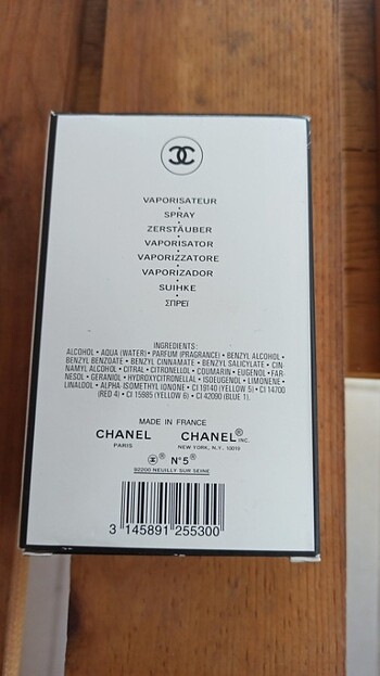  Beden Chanel Paris 