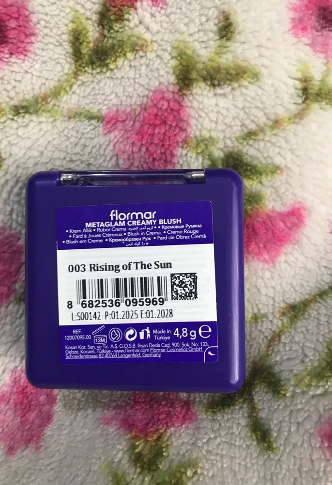 Flormar Metaglam Krem Allık Mor - Görsel 3