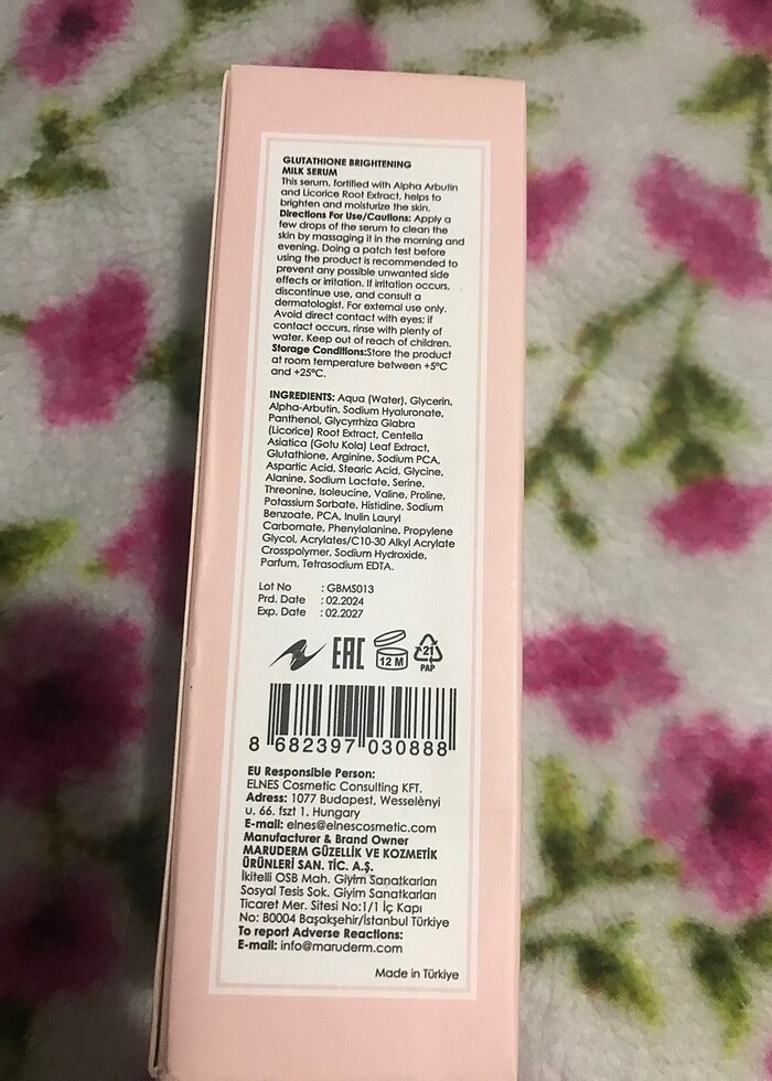 Maruderm beyazlatıcı serum - Görsel 3