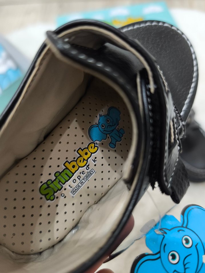 Siyah Erkek Çocuk ortopedik Ayakkabı - Görsel 3