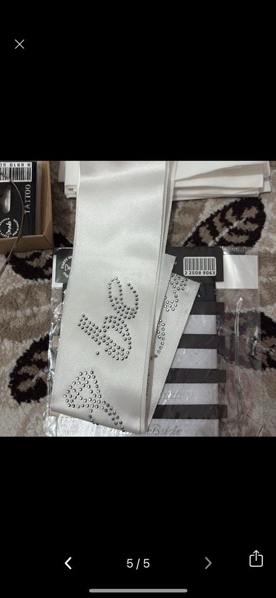 Boncuklu Beyaz Gelin Aksesuar Seti - Görsel 5