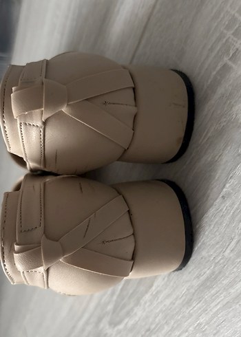 Bej Tokalı Kadın Topuklu Ayakkabı - Görsel 3