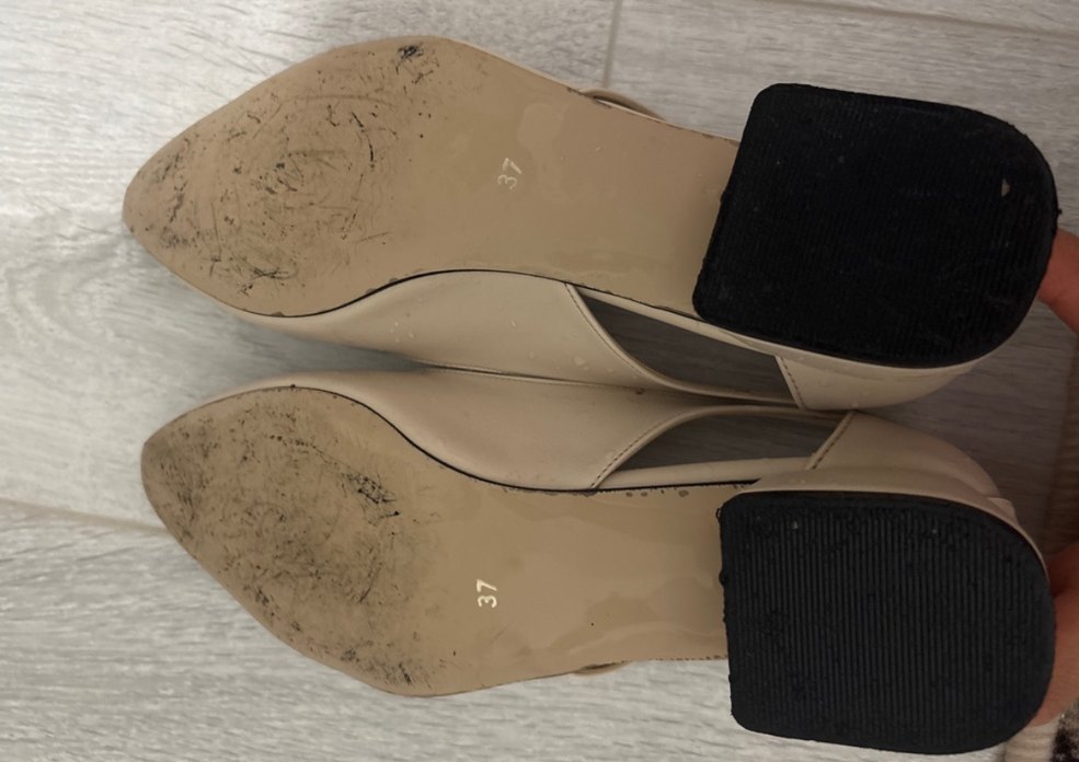Bej Tokalı Kadın Topuklu Ayakkabı - Görsel 4