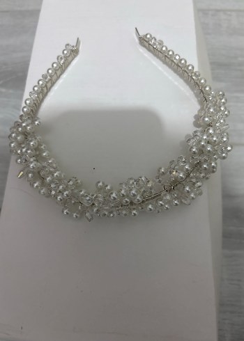 Parlak incili Kabartmalı Kadın Saç Aksesuarı - Görsel 4