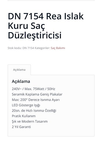 Siyah Saç Düzleştirici - Görsel 6