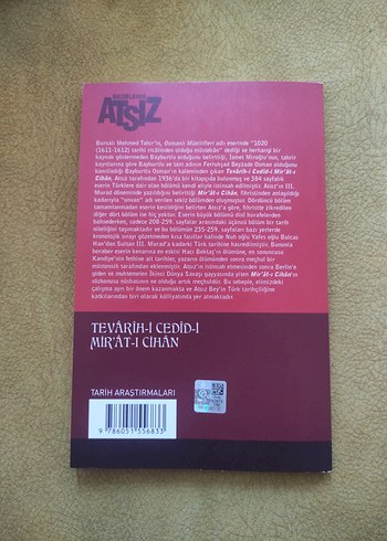 Osman Tevarih-i Cedid-i Mir'at-i Cihan Kitabı/ Atsız