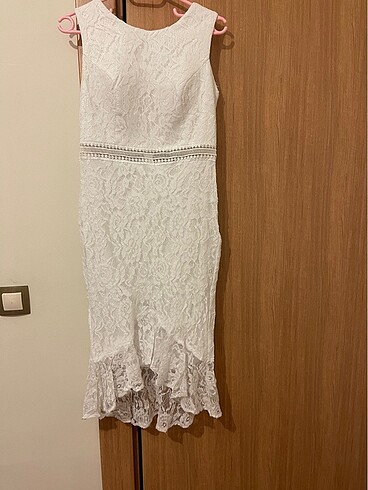 l Beden beyaz Renk Nikah elbisesi