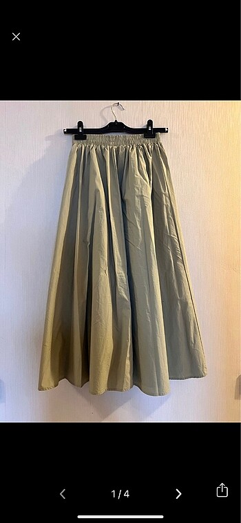 Suud Collection Paraşüt Kumaş Etek