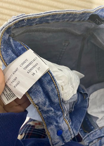 Mavi Midi Boy Denim Kot Pantolon - Görsel 3