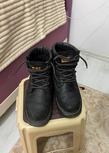 Siyah Caterpillar Kadın Bot - Görsel 3