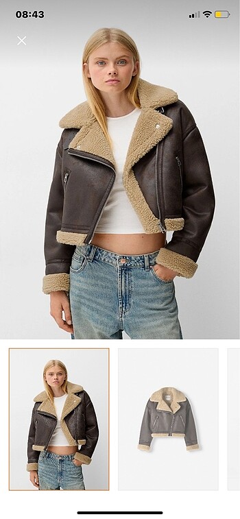 bershka biker ceket