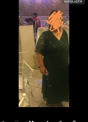 Büyük beden çok uygun abiye. 56 beden. 