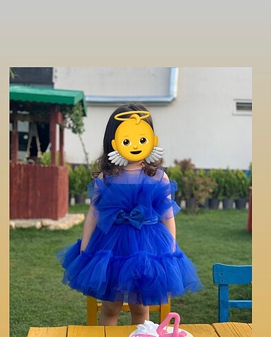 24-36 Ay Beden mavi Renk 3 yaş Abiye