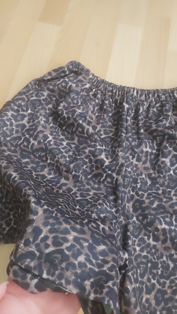 zara, leopar  şort - Görsel 2