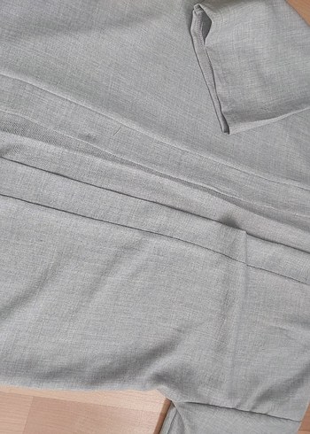 Gri pantolon ve ceket takim +beyaz pamuk atlet. - Görsel 4