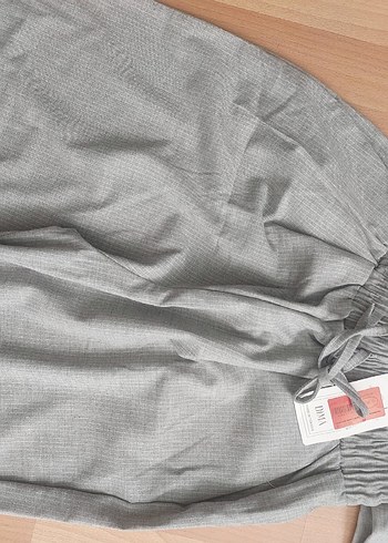 Gri pantolon ve ceket takim +beyaz pamuk atlet. - Görsel 3