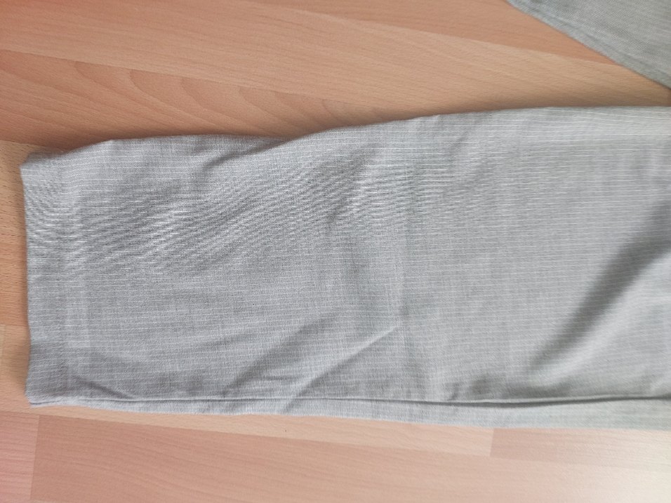 Gri pantolon ve ceket takim +beyaz pamuk atlet. - Görsel 5