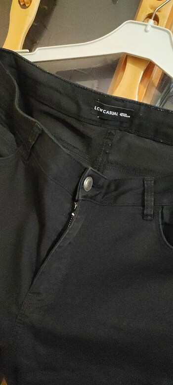 xl Beden siyah Renk İspanyol paça pantalon
