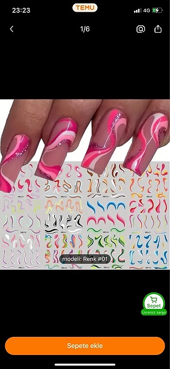 NAİL ART STİCKER