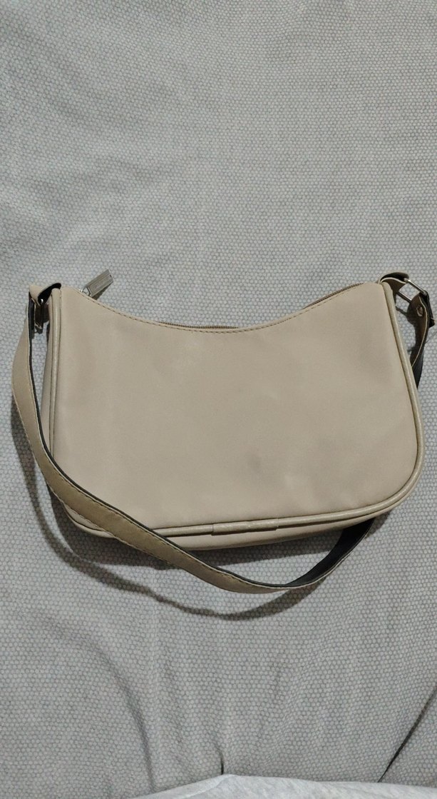 Bej Krem Kadın Omuz Çantası - Görsel 3