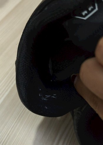 Siyah Bağcıklı  Kadın Spor Ayakkabı - Görsel 3