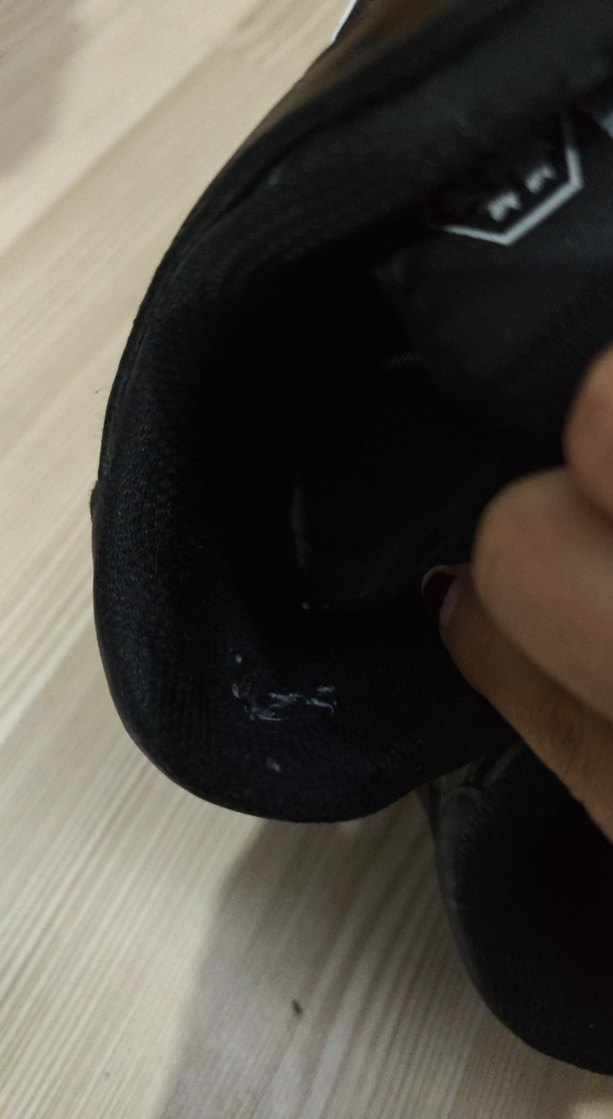 Siyah Bağcıklı  Kadın Spor Ayakkabı - Görsel 3