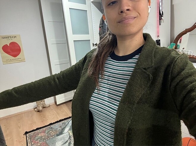 s Beden Gusto haki kaşe kaban