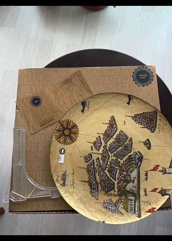 Paşabahçe Piri Reis Gravürlü Tabak 32 cm