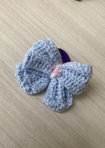 Pembe Örgü Çocuk Saç Tokası - Görsel 18