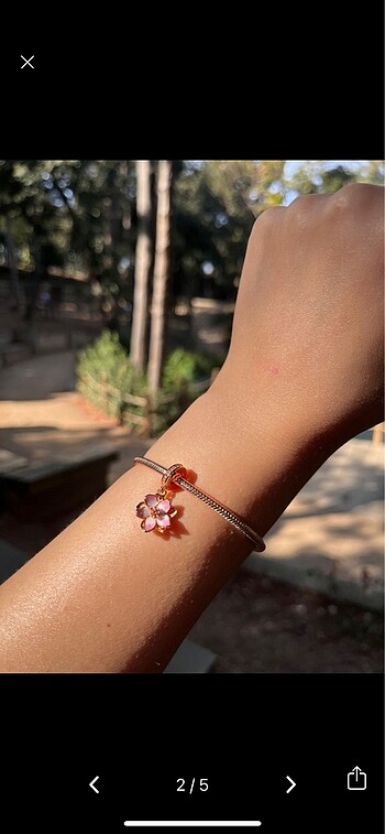 Pandora Pandora Kiraz Çiçeği Charm
