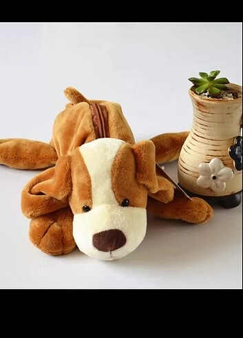 Peluş köpek kalemlik