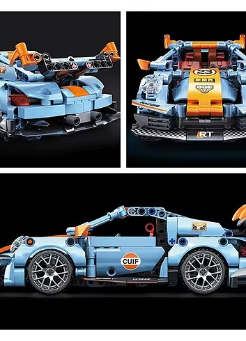 Teknik lego araba mavi 