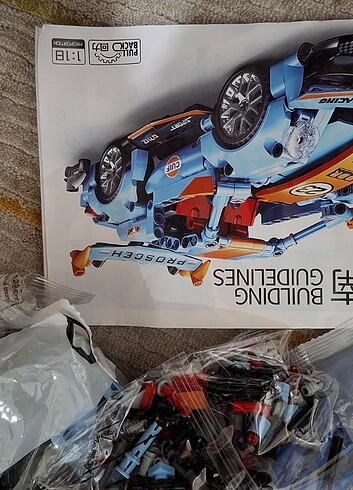 Beden Renk Teknik lego araba mavi