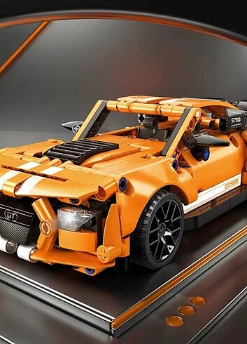  Beden 478 Parça Lego Teknik turuncu Araba