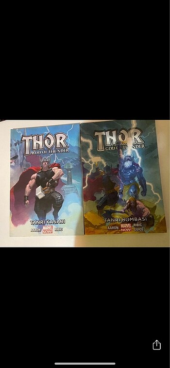 Thor god of thunder marvel çizgi roman set