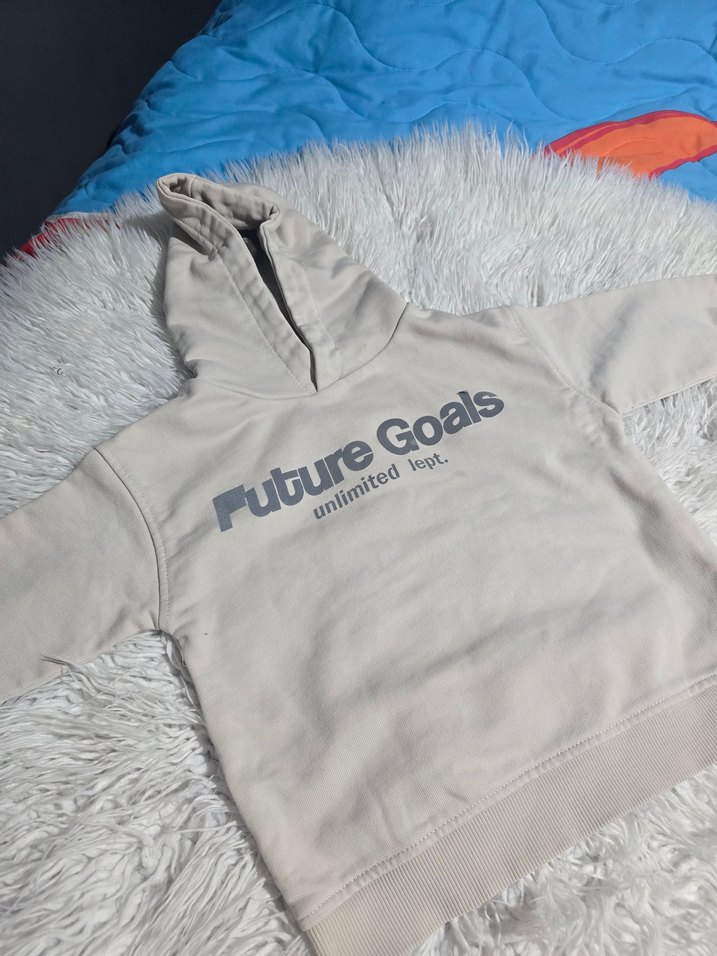 Bej Kapüşonlu Erkek Çocuk Eşofman Takımı - Görsel 3