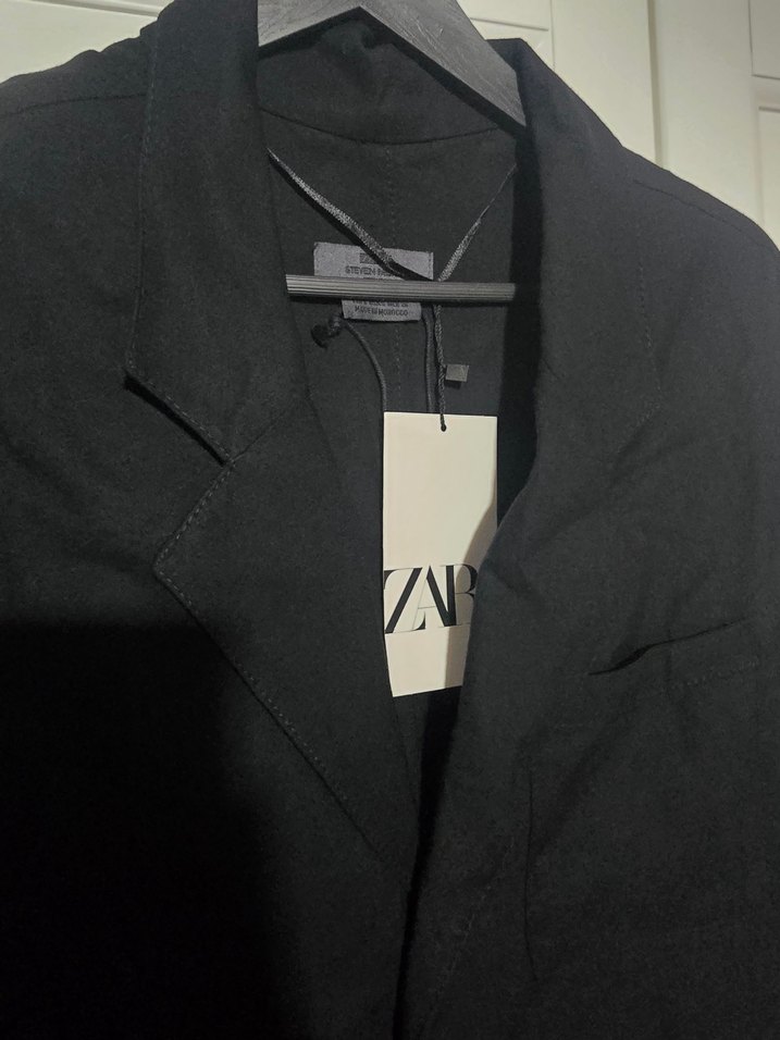 Siyah Uzun Ceket Elbise - Görsel 2