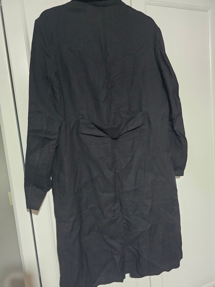 Siyah Uzun Ceket Elbise - Görsel 3