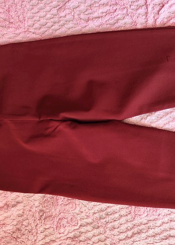 Diğer Bordo Kadın Kumaş Pantolon
