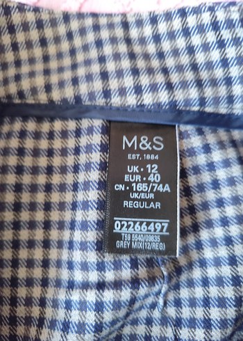 40 Beden gri Renk Kadın Gri Pilili Midi Kumaş Pantolon