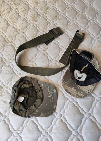 Kamuflaj Desenli Çocuk Kemer ve Şapka Seti - Görsel 10