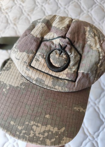 Kamuflaj Desenli Çocuk Kemer ve Şapka Seti - Görsel 2