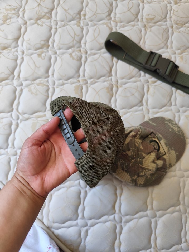 Kamuflaj Desenli Çocuk Kemer ve Şapka Seti - Görsel 5