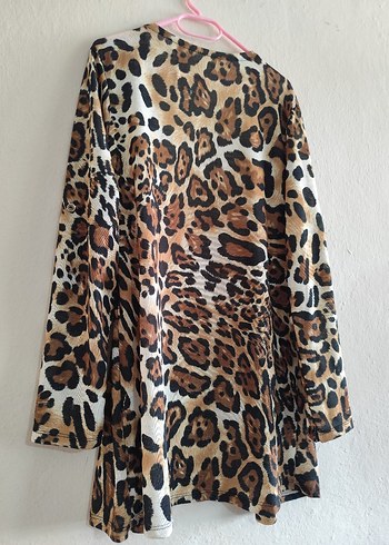 Diğer Leopar Desenli Kadın Kimono