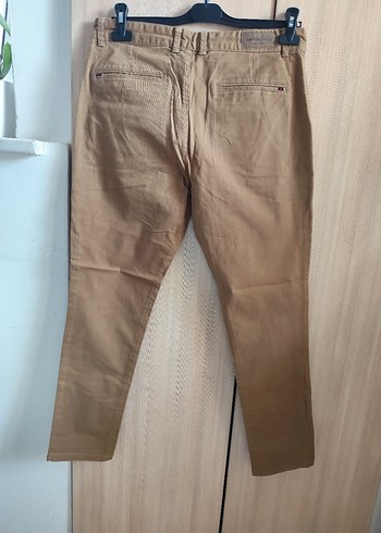 Bej Regular Fit Erkek Keten Pantolon - Görsel 6