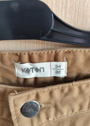 Bej Regular Fit Erkek Keten Pantolon - Görsel 2