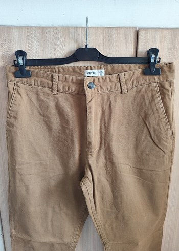Bej Regular Fit Erkek Keten Pantolon - Görsel 3